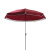 劳博士 LBS846 应急用大雨伞 遮阳伞摆摊沙滩伞广告伞 2.8米双层红(有伞套带底座)