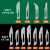 重安盛鼎 手术刀片 实验室标本解剖制作工具工业用碳钢刀片 24号【100片】 