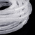 苏识 保护线理线塑料缠绕收纳管 电线埋线器 白色8mm 12米/卷 10卷装 8510513