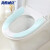 海斯迪克 HKL-3 坐垫防水 夏季旅行洗手间用坐便垫坐便贴 粘贴式厕所坐垫 蓝色（1对）