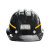 煤矿MA玻璃钢三筋矿工防砸反光条黑安全帽可印字定制头盔厂家 SA3021红色