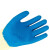 牛郎星 劳保手套压纹手套加厚保暖棉线胶片橡胶手套工地作业NL-366 黄纱蓝（480付）