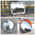 室外道路交通广角镜 凸面镜0.8米公路反光镜路口转弯镜 凹凸镜 60x80立边方镜镜面PC镜背ABS