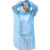 成人加厚一次性雨衣儿童长款全身透明男女款大码防护便携户外雨披 套头轻薄款蓝色 均码