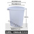傲利塑料桶加厚水桶储水用带盖大号特大小酵素桶发酵桶大桶傲 白色无盖180L 装水约132斤