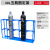 实验室气瓶架固定气瓶支架摆放架落地架钢瓶支架固定器 蓝40L五瓶架_通用款