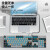 狼蛛 AULAF2068PRO机械键盘 电脑有线键盘 游戏键盘 104全键拼色热插拔键盘  紫蓝【冰蓝光】青轴 白绿【茶轴】冰蓝光