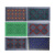 月桐（yuetong）三合一拼块除尘刮沙地垫灰色+红色单刷1.8×3.6mGYT-MJ07