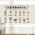 中国元素传统文化小图案墙贴纸自粘幼儿园环创主题墙装饰布置贴画 图书的历史 大