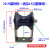 2寸管专用滑轮50圆管轨道轮1寸工地架管专用起重挂钩吊轮凹槽轮子 70.75管高支架(一个孔)