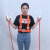 高空作业安全带保险带空调安装专用高安全绳电工腰带五点式安全带 国标双大钩3米