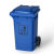 白云清洁（baiyun cleaning）AF07322 加强型垃圾桶 240L蓝绿灰随机
