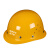 【免费印字 】安全帽工地施工建筑工程领导ABS劳保电工透气头盔国标加厚 夏季玻璃钢透气帽子 玻璃钢钢钉款-黄色
