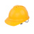 君御 1552豪华ABS带透气孔V型安全帽(YC型下颚带旋钮调节)-黄色*1顶