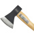 得力(deli)  榔头 斧头木柄钉锤圆头铁锤 木工家用安装锤 工具 木工斧DL5706