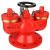 25公斤地下多用式消防水泵接合器2.5MPa 100 多功能 简易式SQD150 SQD150-2.5A(多用式) 国标带身份证