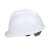 牛保安安全帽工地男施工建筑工程领导电工劳保透气高强度abs加厚安全头盔 白色 国标加厚款