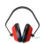 GJXBP定制适用隔音耳罩 劳保防护耳罩 防噪音安全工作睡眠睡觉听力防护 耳机 红色