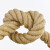 海斯迪克 工业麻绳拔河绳 天然黄麻绳子手工黄麻 包装捆绑绳子 直径40mm*1m H-160