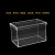 青芯微高透明亚克力盒子模型展示盒箱子防尘罩子有机玻璃板鱼缸定制加工 240*240*240毫米带盖子