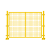 物流快递分拣可活动防护栏车间仓库隔离网三角支架铁丝网围栏栅栏 1.98米高/2.85米宽/轮子带刹车