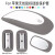 适用Apple苹果鼠标保护套magic mouse2二代无线蓝牙防摔硅胶收纳 深灰色