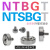 NTBG外螺纹轴承NTBGT M10 M8 M6 M5 M4螺杆螺丝轴承滑轮NTSBG导轮 金色 NTBGT 32-20