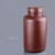 NIKKO塑料瓶大容量大小口试剂瓶广口黑色棕色避光瓶HDPE白色样品 棕大口5L