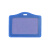 稳斯坦 WST214 PU胸牌皮 员工胸卡 工牌证件套 学生门禁 卡套(横式-绿色113*73mm）