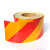 谋福 反光胶带 反光标识警戒线墙贴地板贴标志 反光膜警示胶带 长45.7米（10cm宽 红黄色 ）L8410
