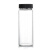 DYQT透明玻璃样品瓶试剂瓶广口密封瓶丝口瓶化学实验室璃瓶大口取样瓶 透明50ml+四氟垫