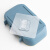 海斯迪克 带抽屉免打孔沥水香皂盒 无痕便携塑料卫生间壁挂式肥皂盒 绿+蓝 HZL-46