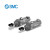 SMC CLK2G/CLK2P 系列 带杆夹紧气缸 带耐强磁场磁性开关 拉杆安装型 CLK2GB63-150Y-B-P4DWSC