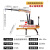 移动式电动小吊机300-500kg1吨2吨小型液压升降360度旋转悬臂吊车 明黄色 移动电动吊机1T高配款电