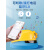 千惠侬于太阳能安全帽带风扇的夏季男工地空调头盔制冷双风扇遮 黄色双风扇【8000升级款】（5档双控+