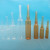 玻璃安瓿瓶曲颈易折安剖异形针剂瓶透明/棕色100个 透明20ml 1-2