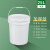 级塑料桶带盖冰激凌桶小水桶密封桶海蜇包装桶1L2工业级定制 25L白色