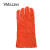 威特仕 10-2101 锈橙色斜拇指款电焊手套全套手指无缝防火耐磨隔热 XL 1副