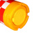 防撞桶 塑料隔离墩 注水灌沙道路分流桶水马 安全警示反光桶圆柱 滚塑防撞桶40x70cm 2.5kg 10个