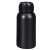水杉氟化瓶有机溶剂试剂瓶特厚黑色瓶塑料瓶避光瓶氟化瓶耐腐蚀包装瓶样品瓶 黑色（100ml）氟化瓶