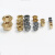 0.5模数锥齿轮 13齿孔3MM外径7MM 铜和钢 微型伞齿轮定做 052 孔3钢本色