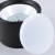 冰禹 BYZM18 LED明装筒灯 LED筒灯 LED贴片式免打孔防雾筒灯 加厚铝材吸顶灯 黑色3.5寸7W 6000K