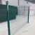 丰昂 桃型柱铁丝网公路防护网护栏网小区别墅围栏防护栅栏 丝粗5毫米高2米*3米长含1柱