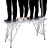 马凳折叠升降加厚脚手架加高刮腻子室内装修工程梯子平台 加强加厚加固防滑面140*40加高1.8