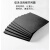 嘉际 黑色硅胶发泡板发泡硅胶板耐高温密封海绵垫烫金印花板泡棉垫 黑色 1米*1米*3mm(3M背胶)