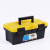 宽选工品  手提式储物整理箱小塑料工具箱收纳箱五金工具 单位：件 12寸黑色 