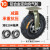 铝合金充气定向万向轮8寸10寸加厚重型手推车橡胶轮耐磨脚轮 10寸铝合金定向充气轮