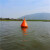 迅爵( 红/白BT700*950带灯)新型潜水泵浮体河道采水浮圈水质监测浮标设备搭载塑料浮筒剪板