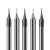 卡博斯 数控立铣刀60度微小径钨钢合金铣刀平刀0.3 0.4 0.5 0.6 0.7mm铝用钢用 Φ0.6*4D*50L*2T 铝用 55°