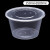 美斯尼圆形一次性餐盒加厚饭盒外卖打包盒塑料透明快餐盒汤碗带盖 150ml圆透明(1000套)
